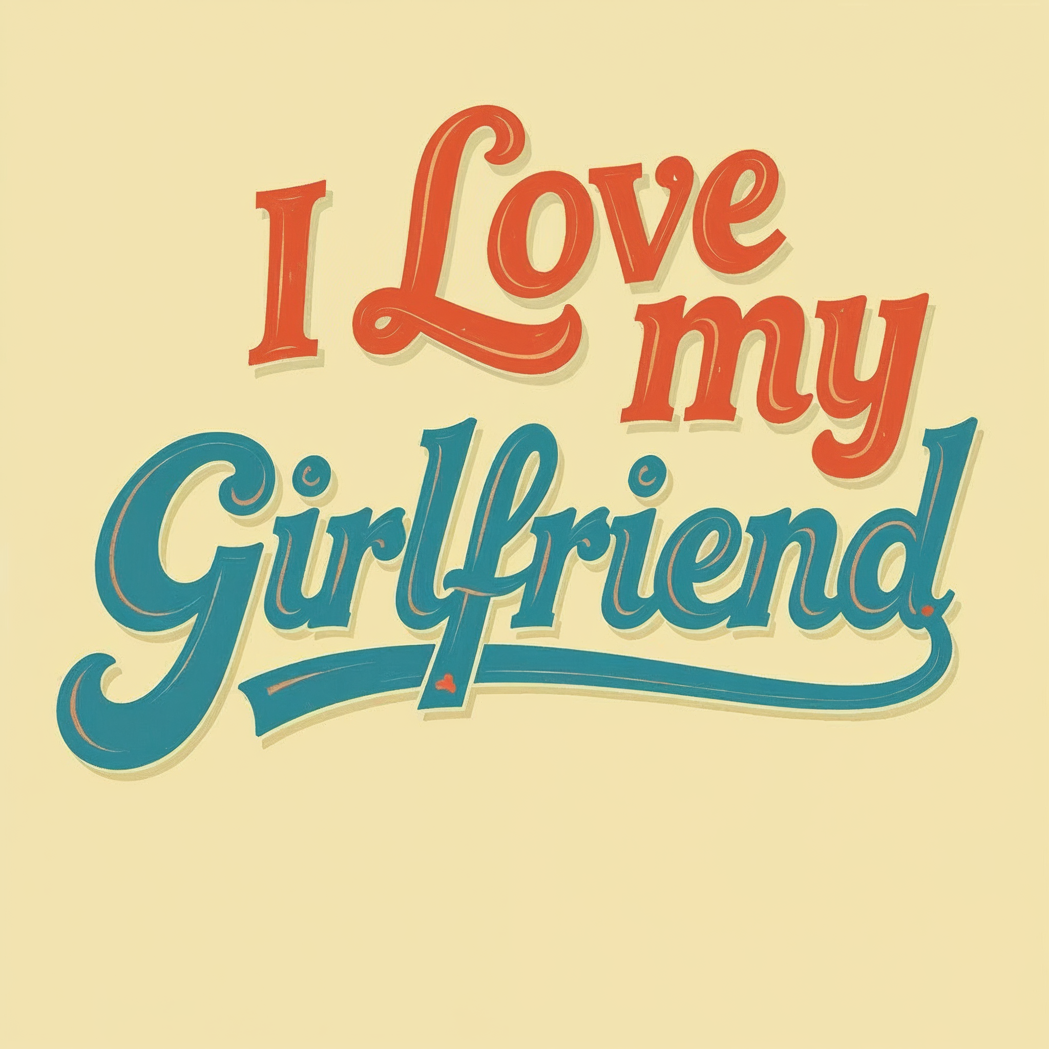 I love my girlfriend t-shirts