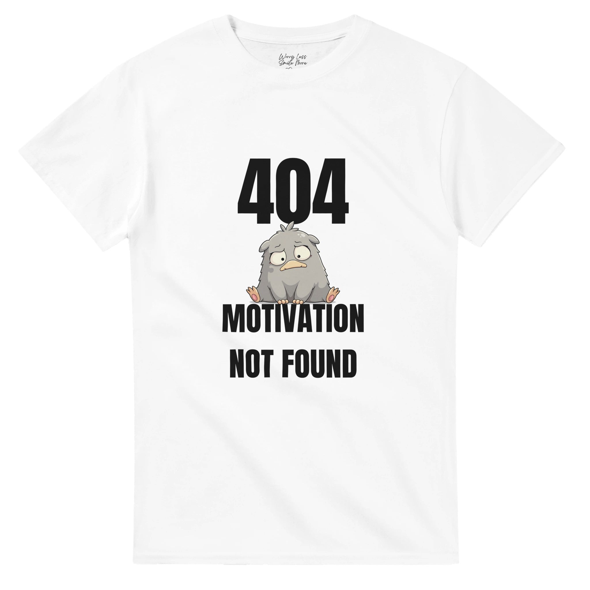 Wit 404 motivation not found t-shirt