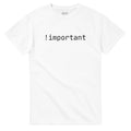 CSS & HTML shirt !important shirt for nerds and developers