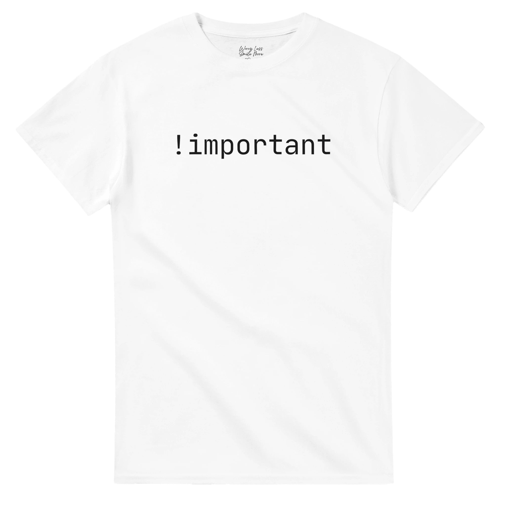 CSS & HTML shirt !important shirt for nerds and developers