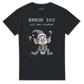 De kerstserver ligt plat. 💻 Onze gecrashte elf is het levende bewijs: Error 503 – Elf Has Crashed. Een grappig kerst t-shirt voor iedereen met te weinig RAM 
