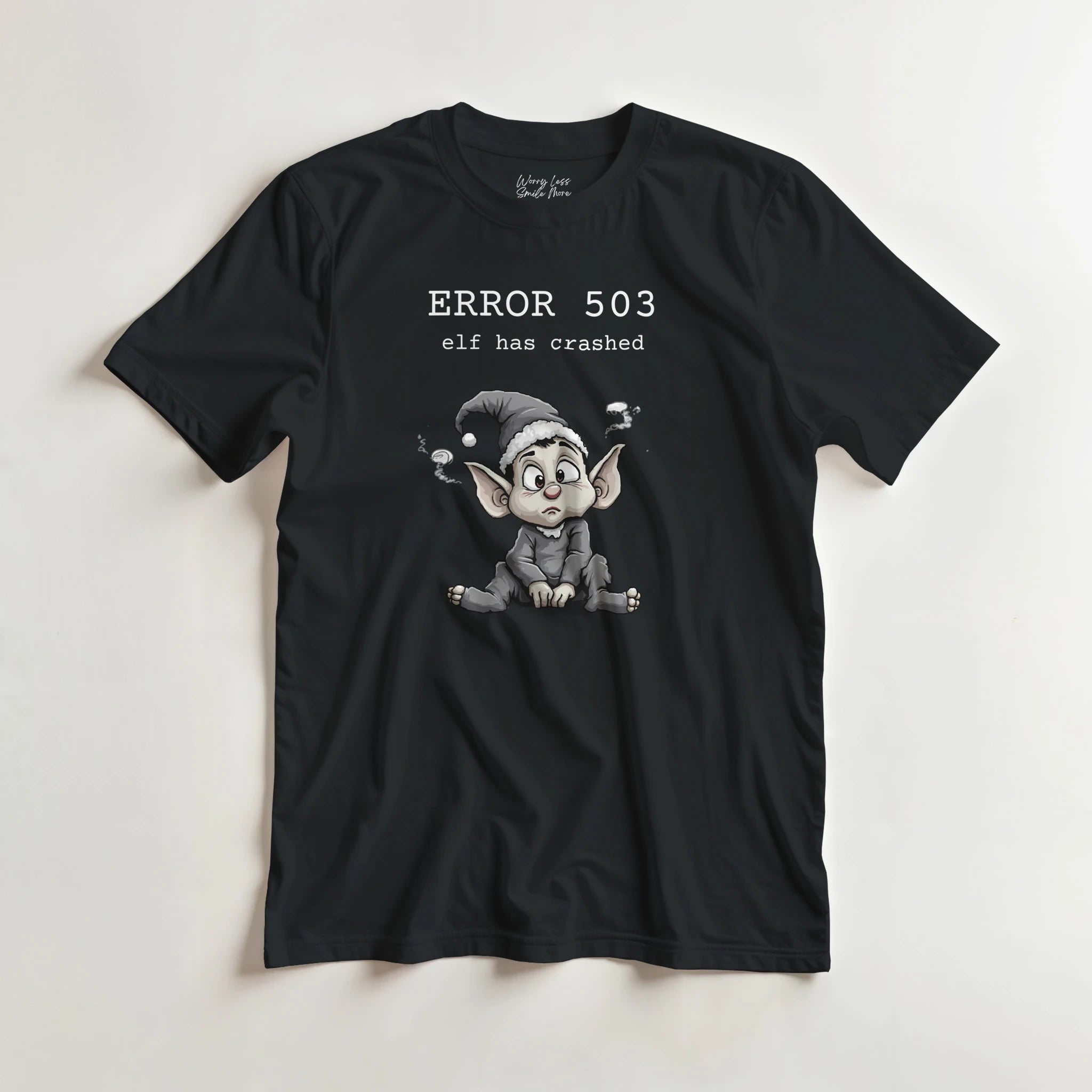 Error 503 – Elf Has Crashed | Grappig Nerdy Kerstshirt | Smile Shirts
