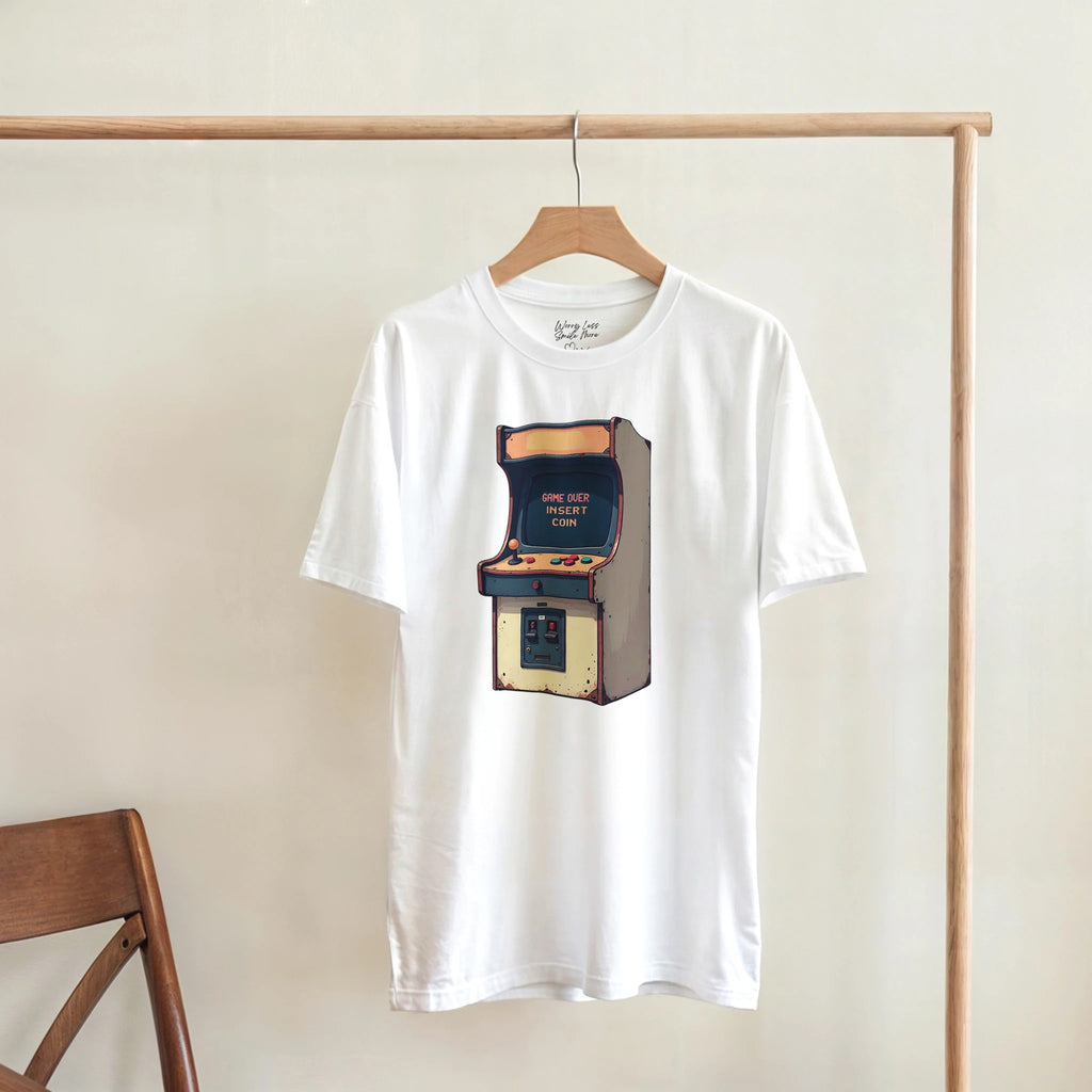 Game Over - Insert Coin Wit Retro T-shirt