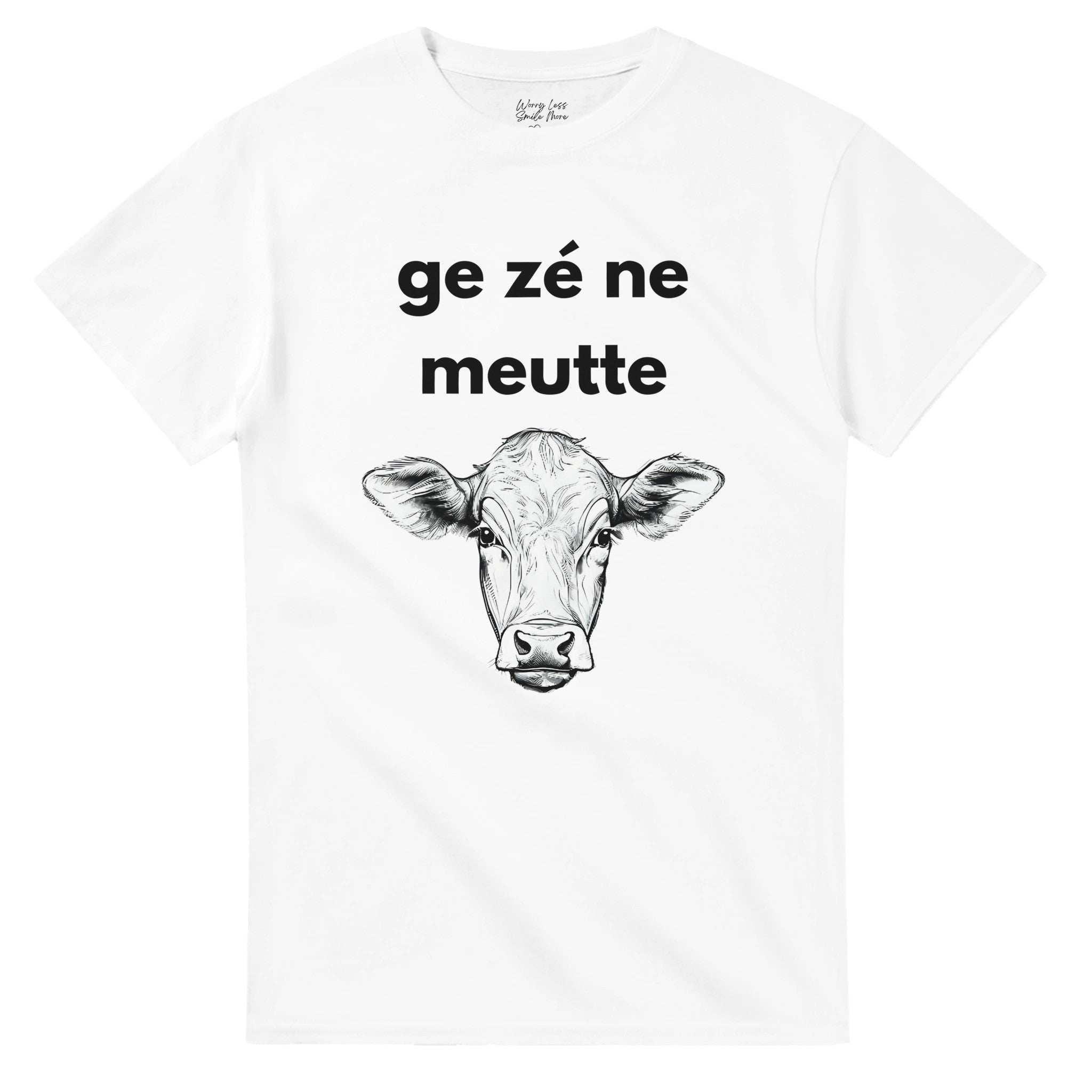 Ge zé ne meutte T-shirt Wit - Antwerps Dialect