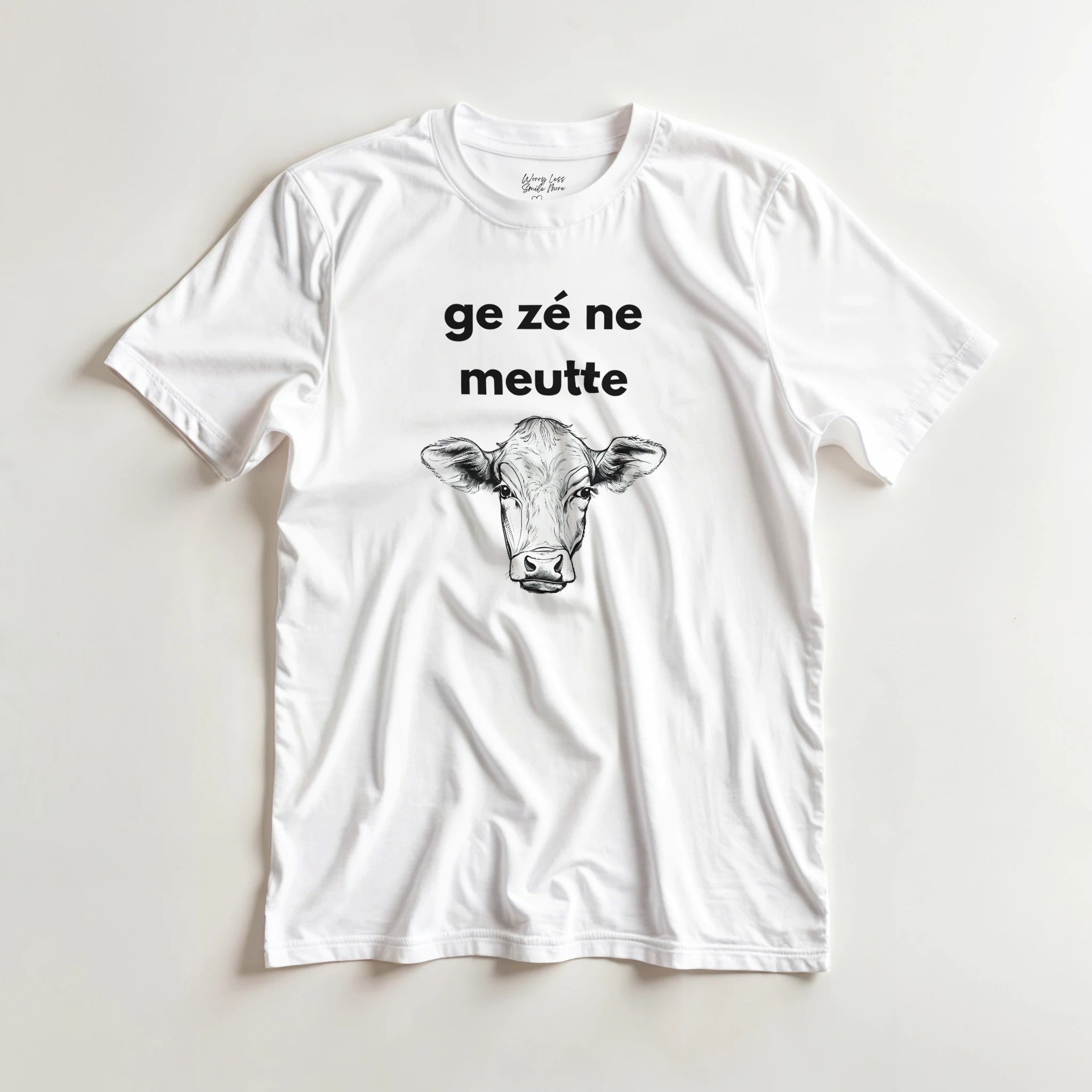 Ge zé ne meutte Wit T-Shirt - Beledig iemand in het Antwerps
