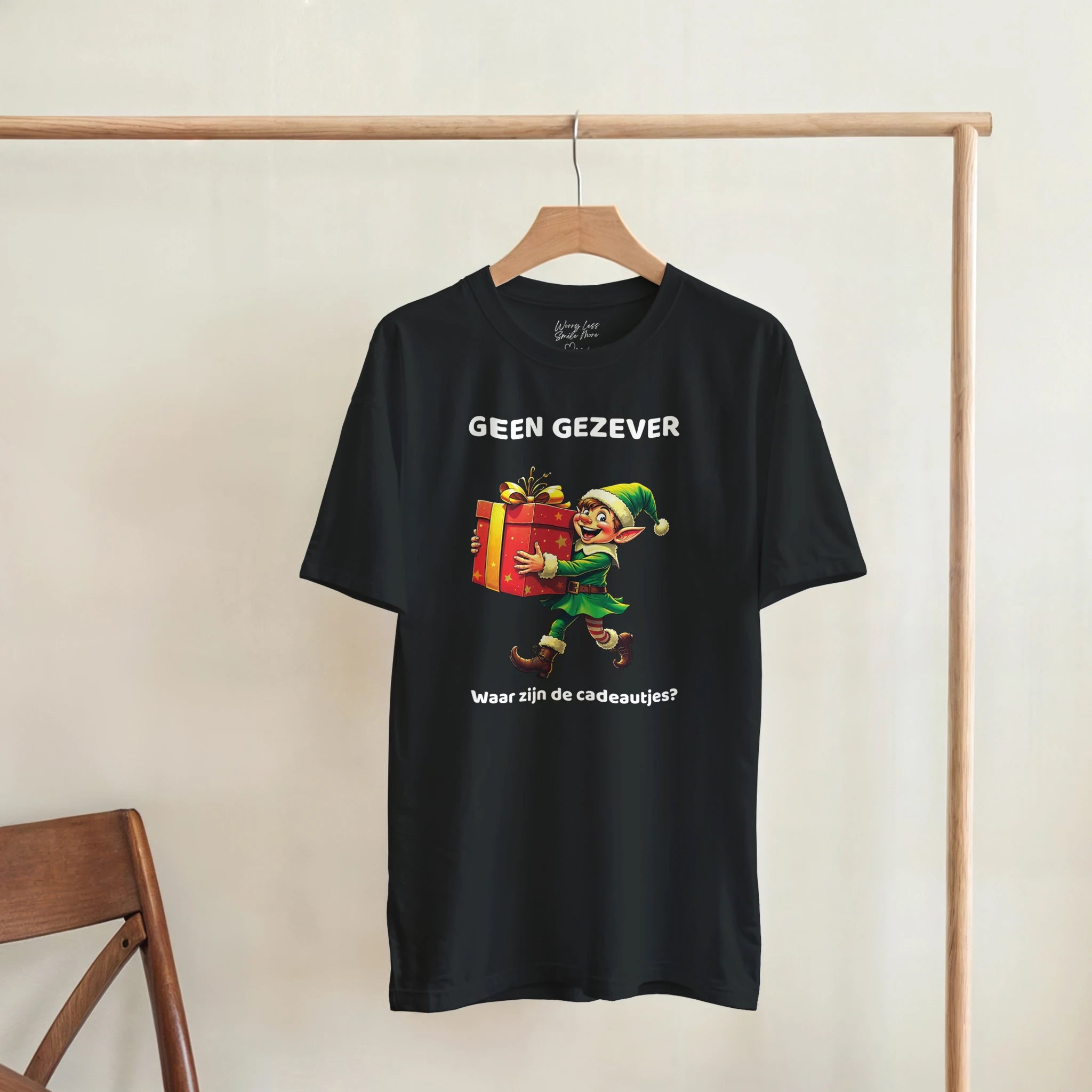 Geen gezever - Waar zijn de cadeautjes? Kerst Shirt
