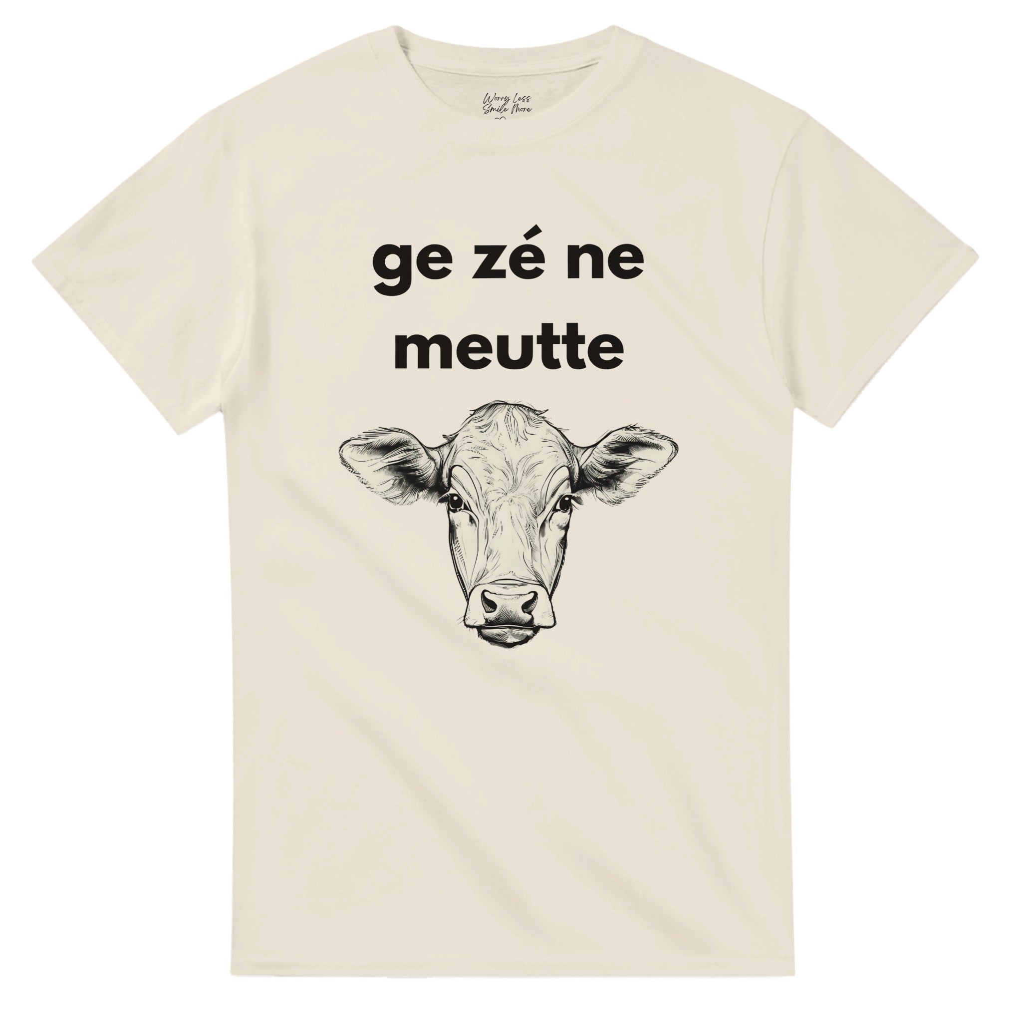 Gij kalf - ge zé ne meutte T-shirt Natural / Beige