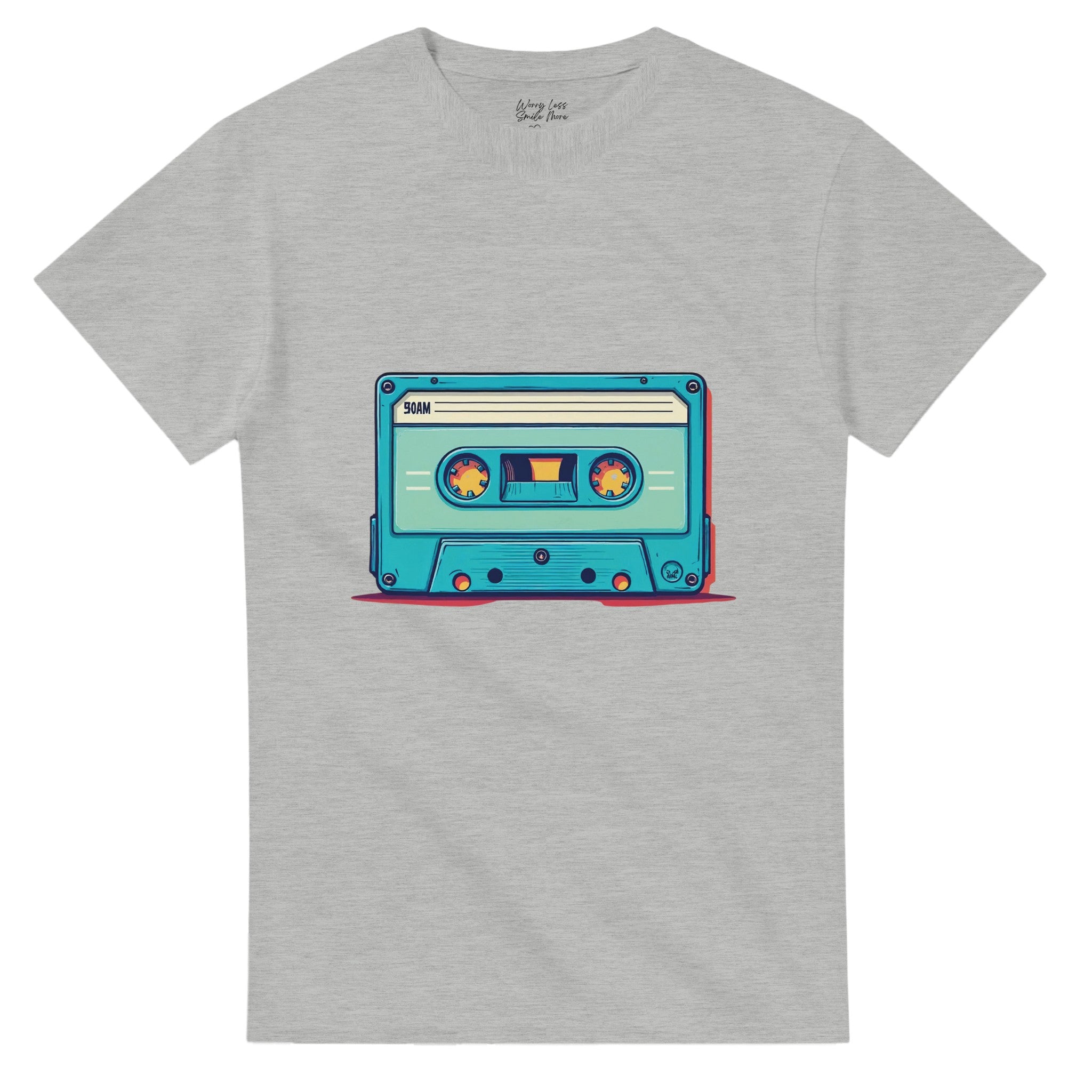 Grijs Vintage T-shirt met cassette