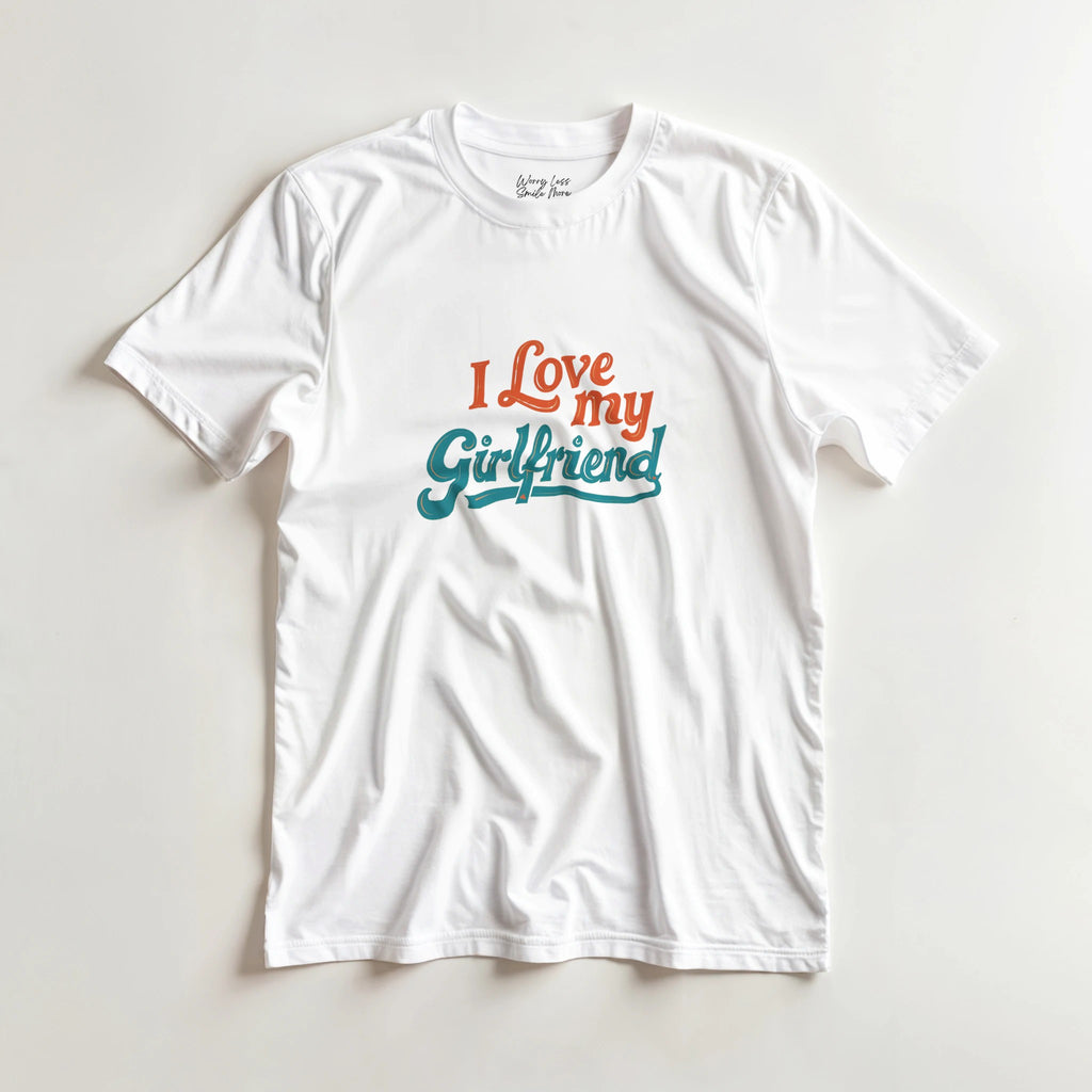 I Love My Girlfriend T-Shirt – Retro Vintage Design
