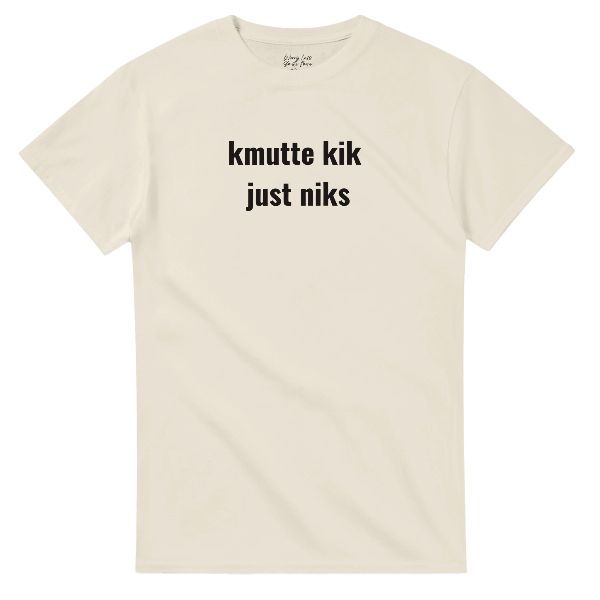 Kmutte kik just niks - Doe het zelf maar! - Antwerps Shirt - Natural / Beige
