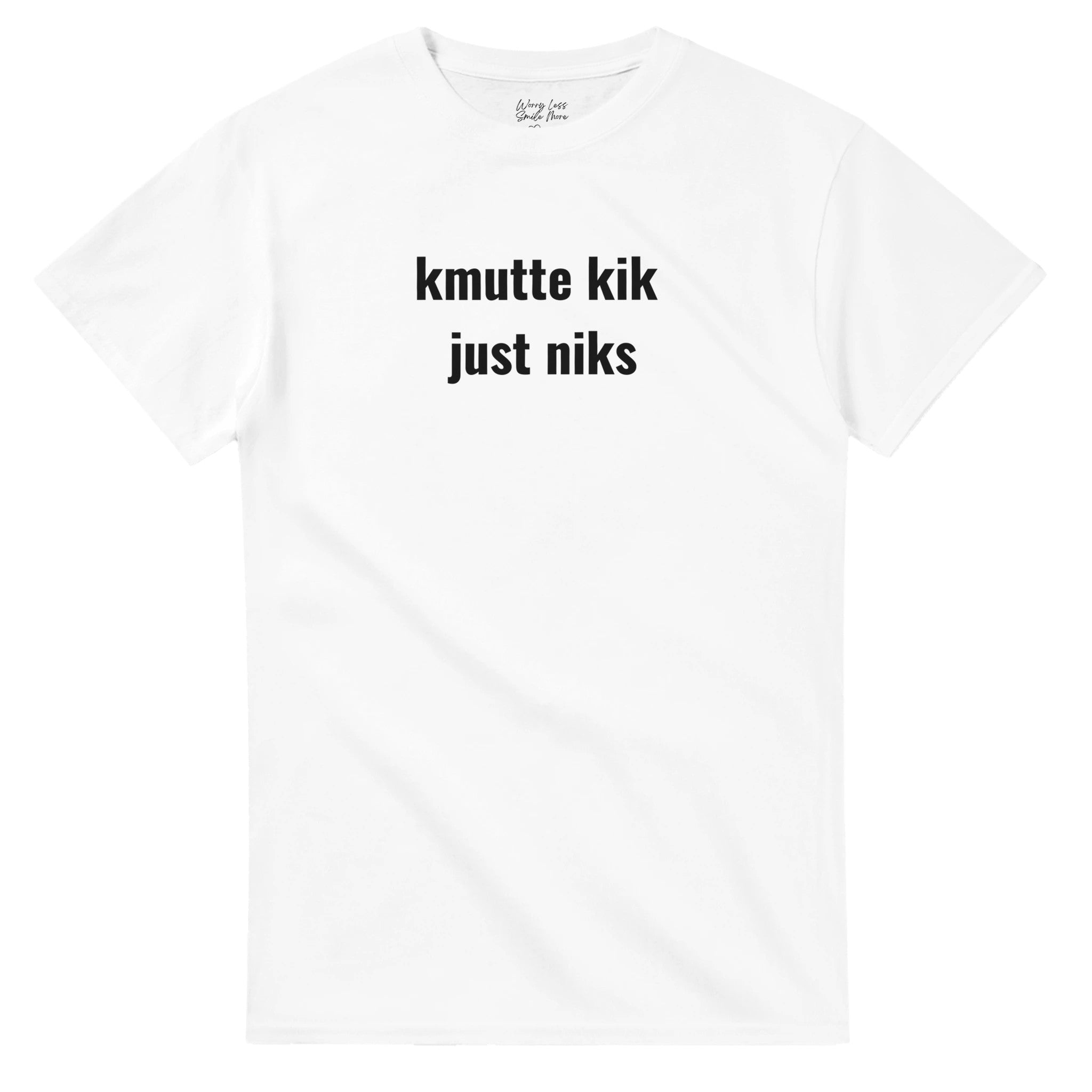 Kmutte kik just niks - Doe het zelf maar! - Antwerps Shirt - Wit