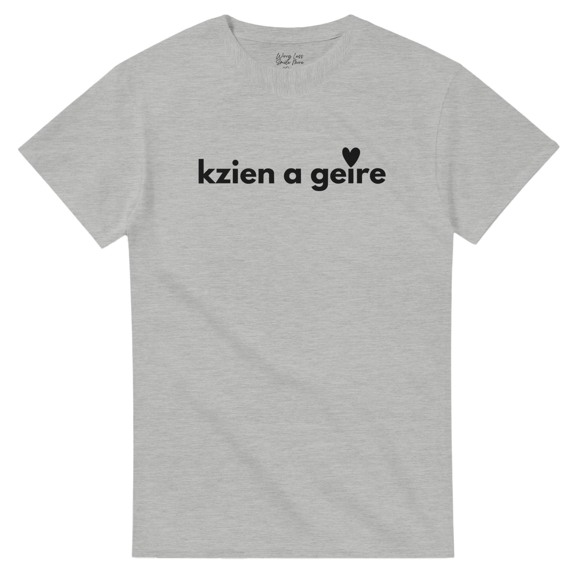 Kzien a geire - leuk Antwerps shirt - Ik hou van je - Grijs