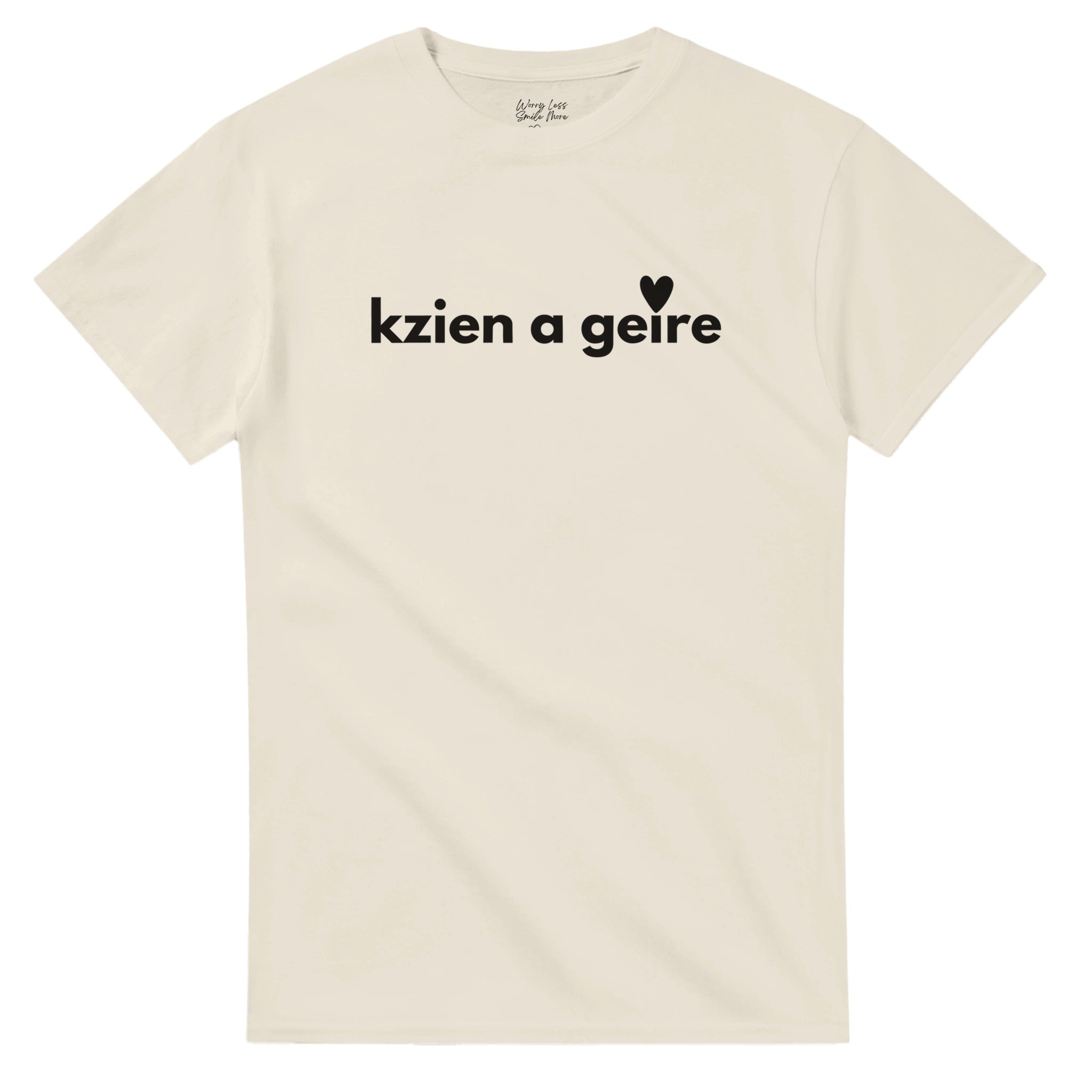 Kzien a geire - leuk Antwerps shirt - Ik hou van je - Natural / Beige