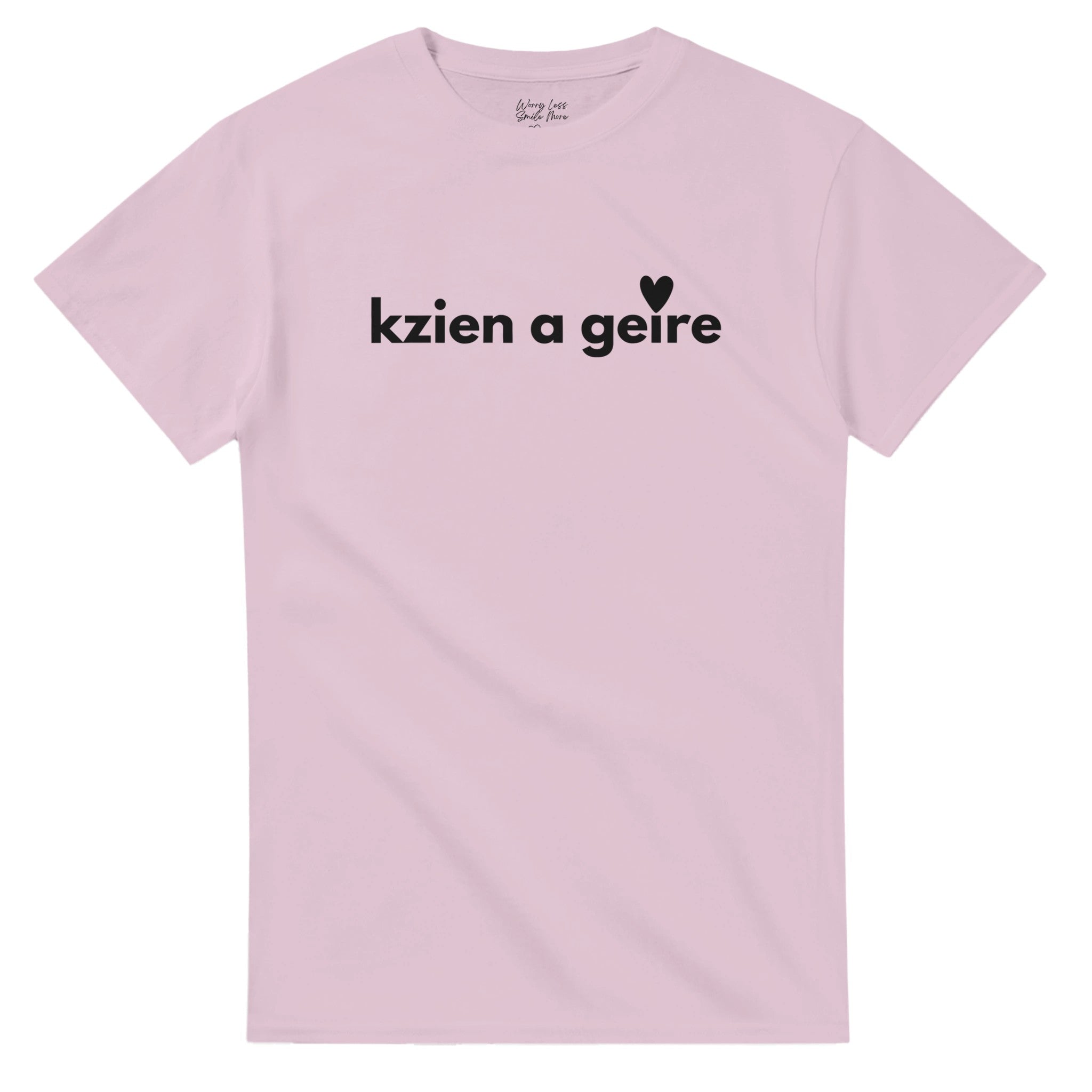 Kzien a geire - leuk Antwerps shirt - Ik hou van je - Oud Roze