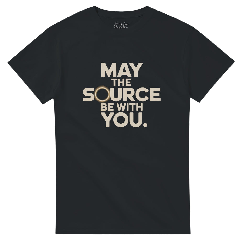 May the source be with you - Zwart Developer Shirt