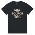 May the source be with you - Zwart Developer Shirt