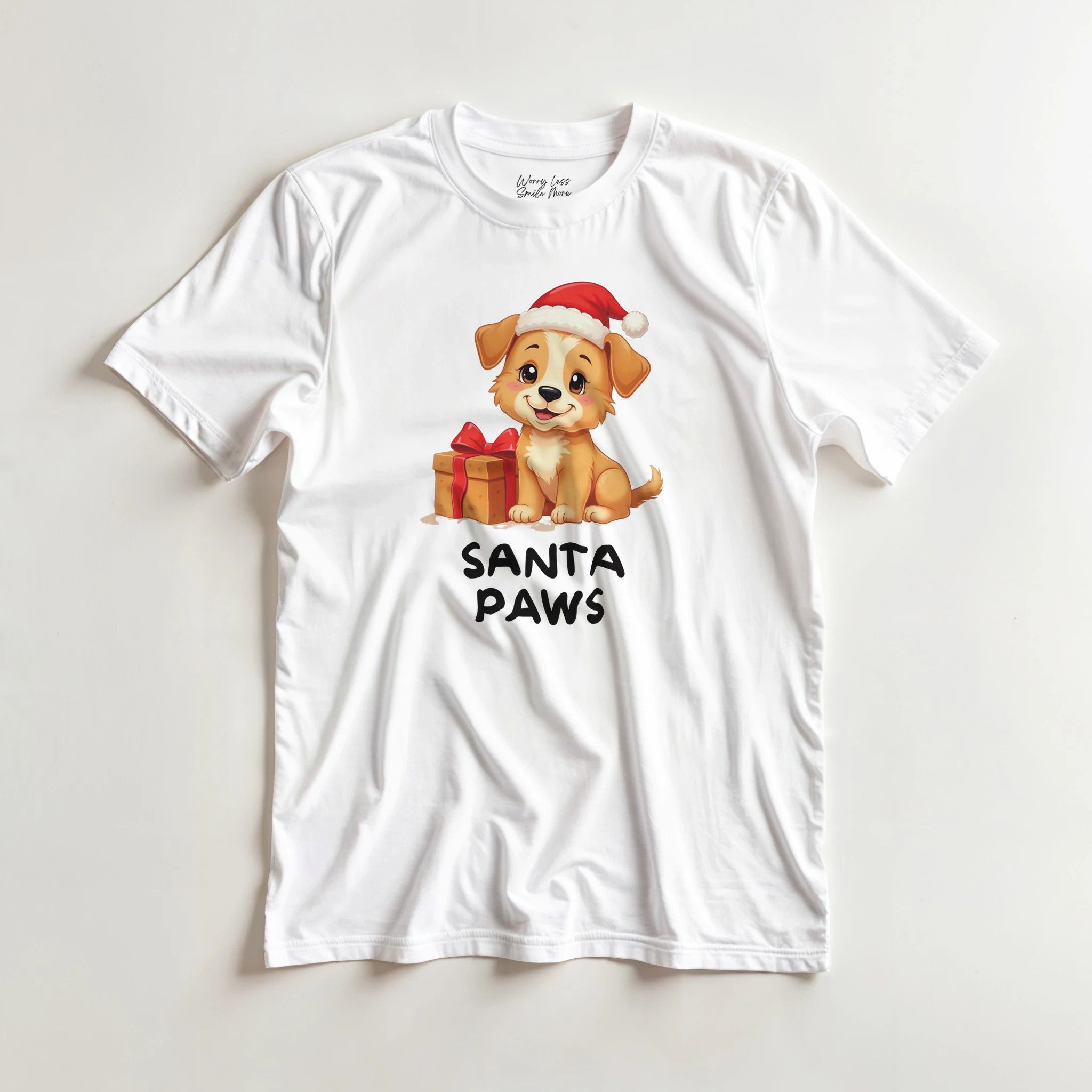 Santa Paws – Grappig Puppy Kerst T-Shirt