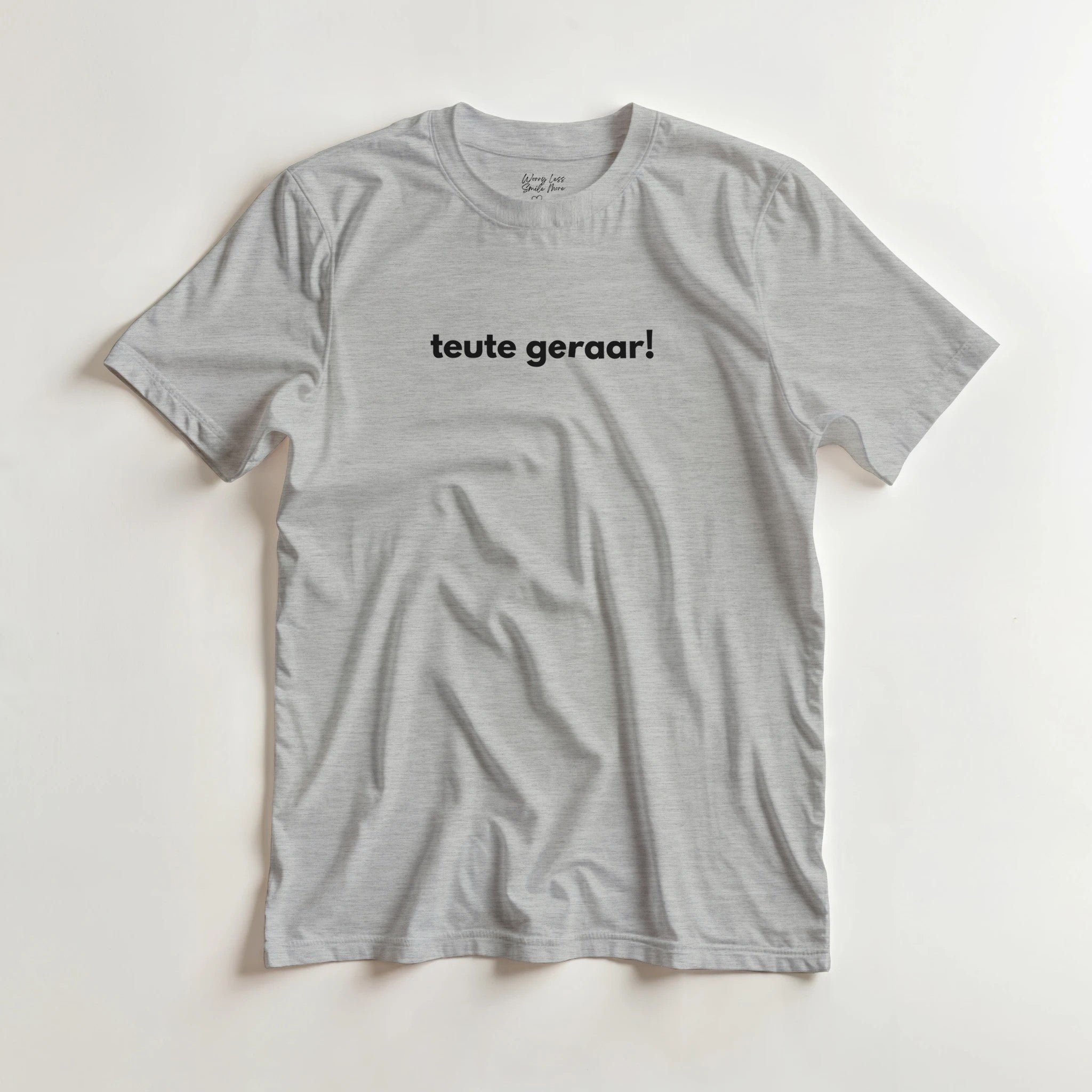 Teute Geraar - Ik dacht het niet T-shirt - Grijs Shirt