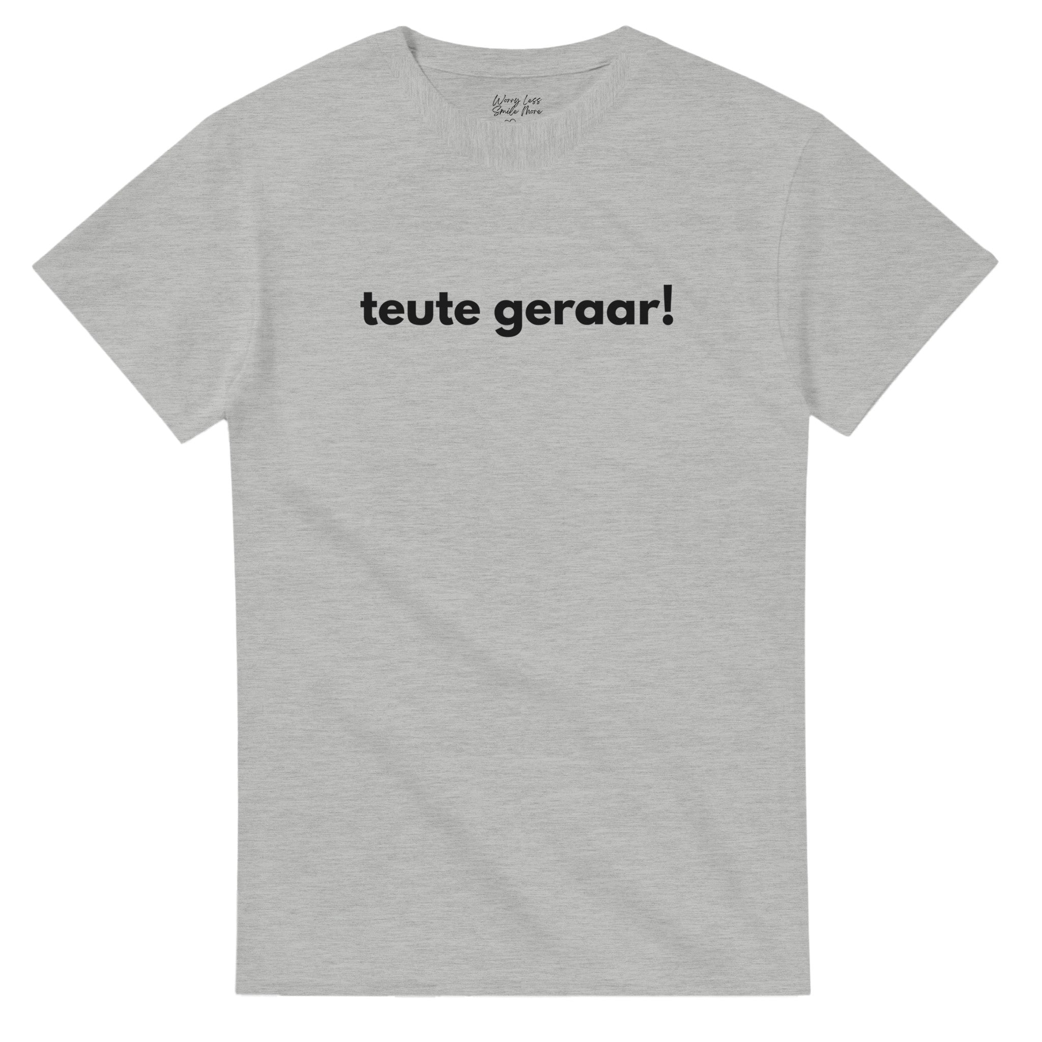 Teute Geraar - Shirt met Antwerpse tekst - Ash / Grijs