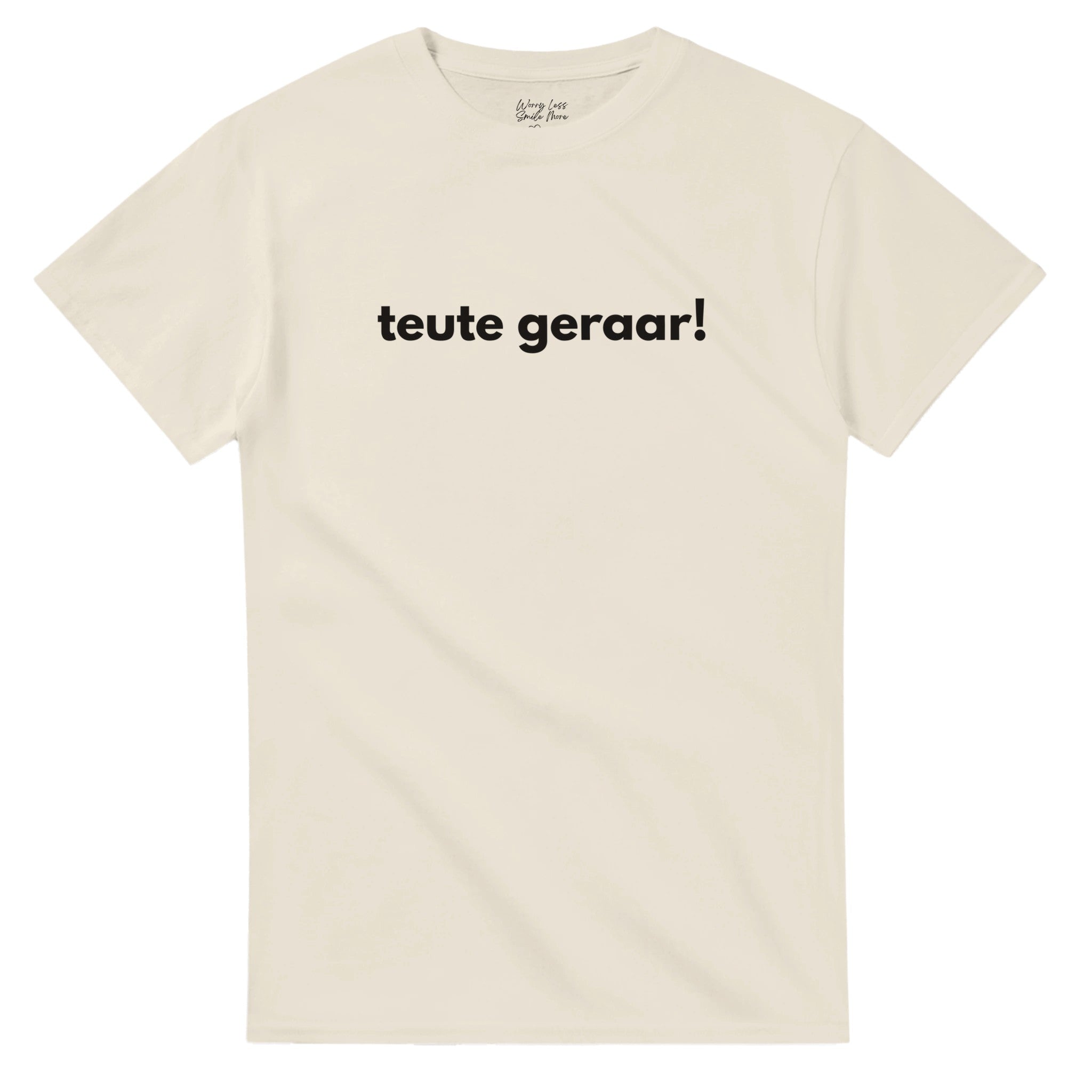 Teute Geraar - Shirt met Antwerpse tekst - Natural / Beige