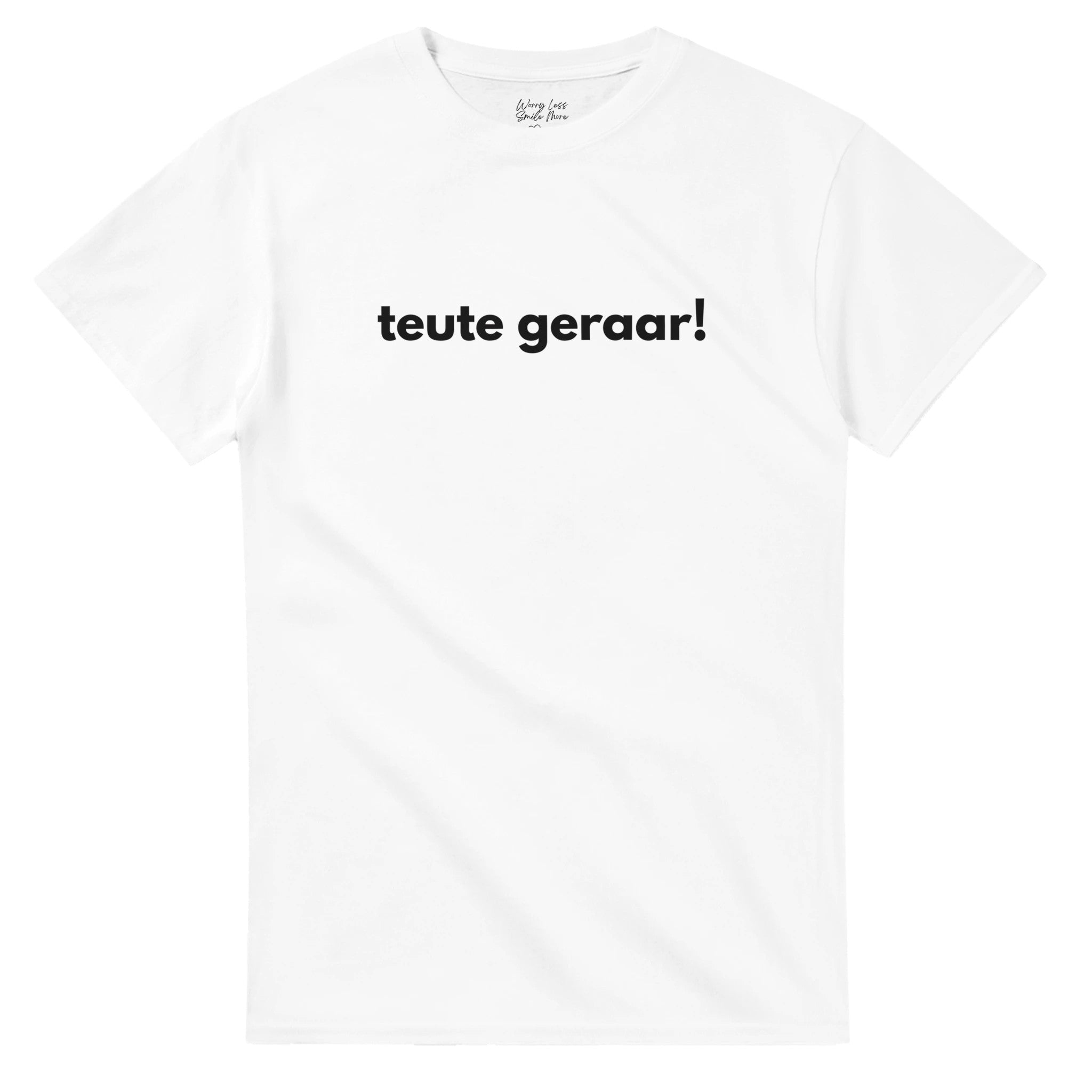 Teute Geraar - Shirt met Antwerpse tekst - Wit