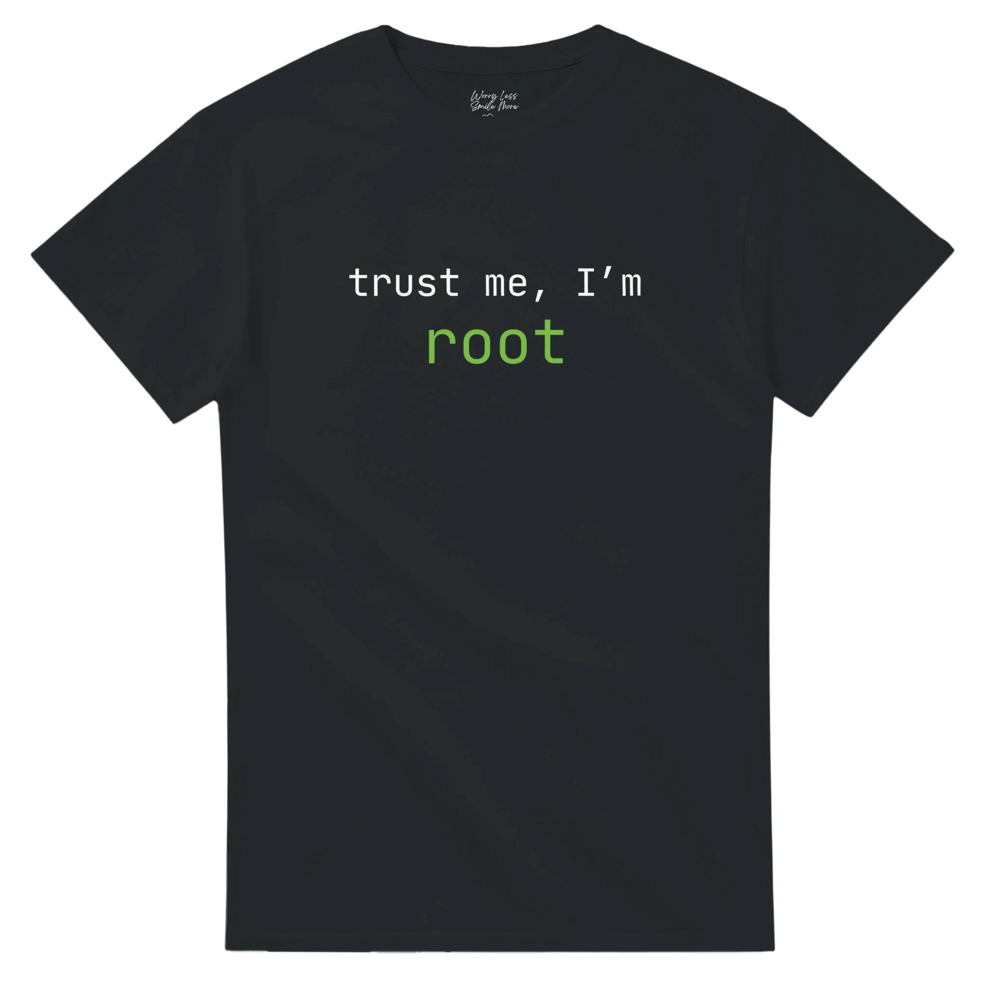 Trust me, I'm root Tshirt Zwart - grappig IT shirt