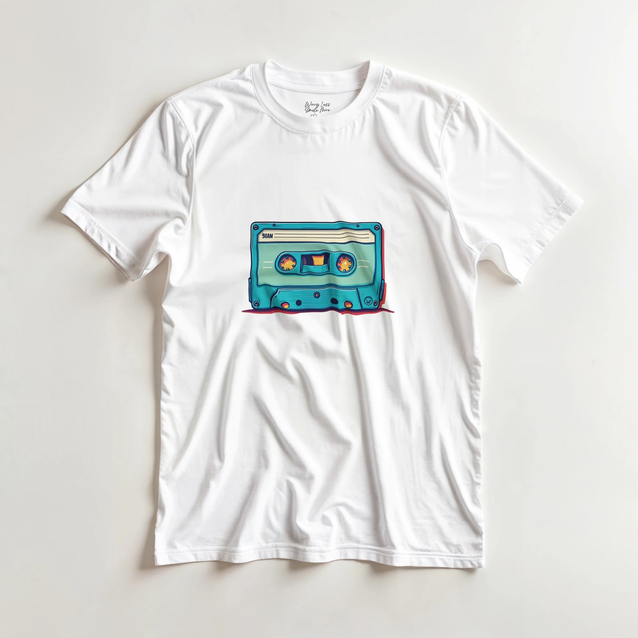 Vintage T-shirt met cassette