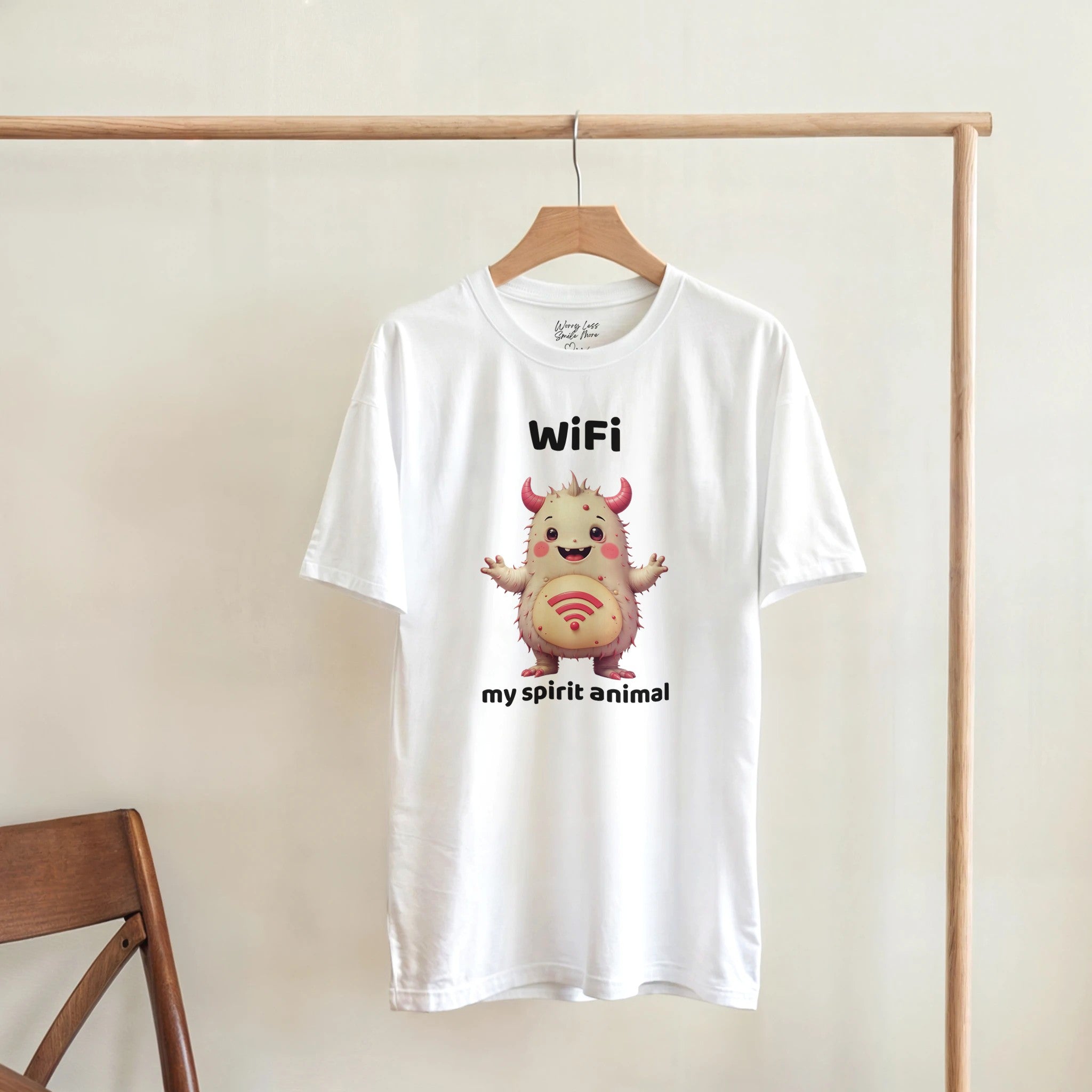WiFi is My Spirit Animal T-shirt – Funny Nerd Shirt – Cute Geek Tee
