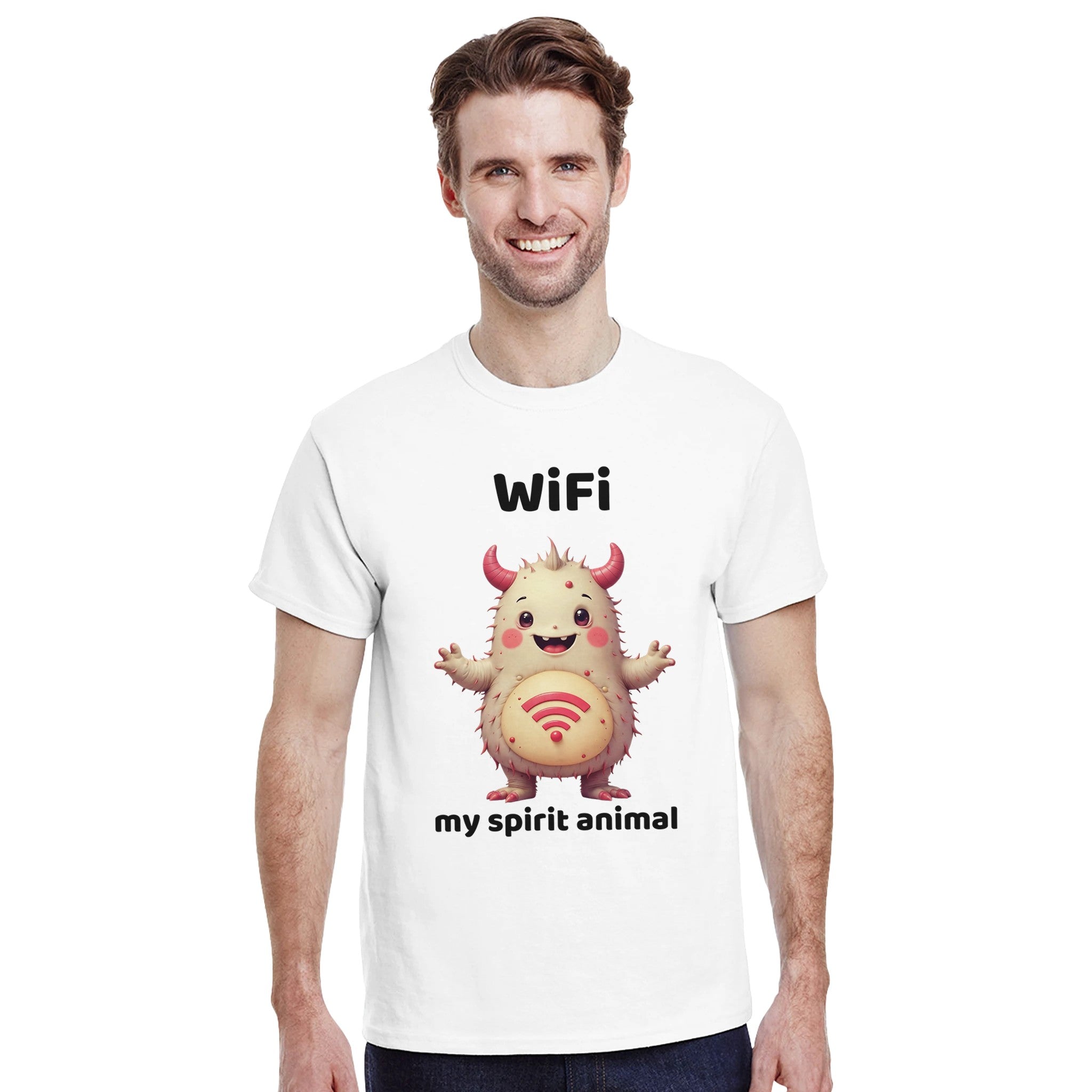 Wifi is my Spirit Animal - Wit Nerd Shirt