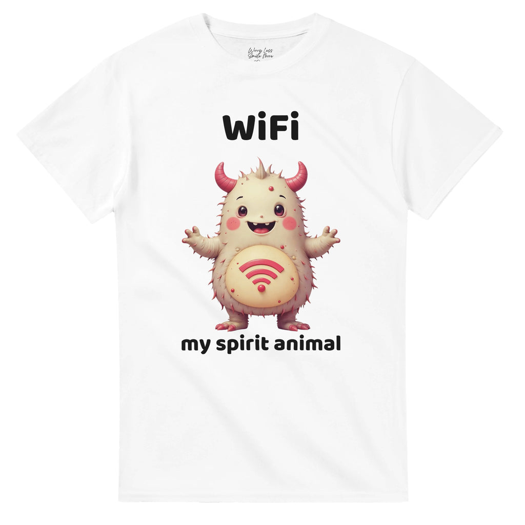 Wit Shirt - WiFi is my spirit animal