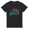Zwart I Love My Girlfriend T-Shirt – Retro Vintage Design