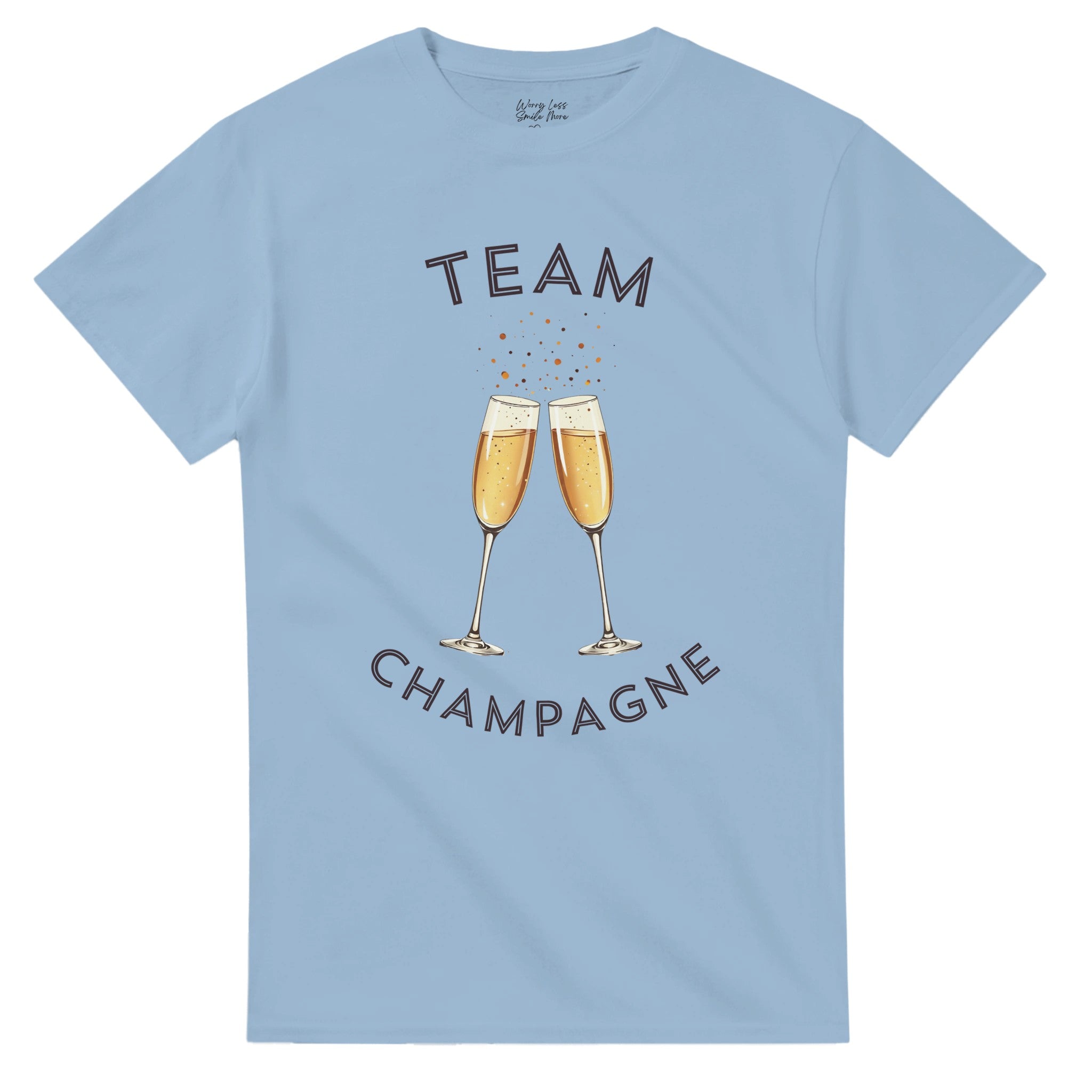 Team Champagne T-shirt – Funny Nieuwjaar Shirt – Feest & Bubbels Tee