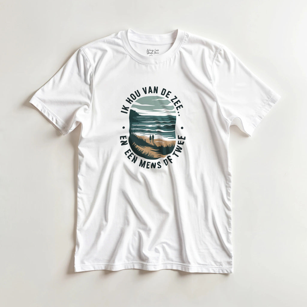 k hou van de zee… en een mens of twee T-shirt